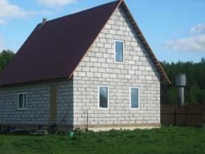 дом из пеноблоков
