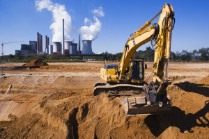 Nuclear power plant construction site